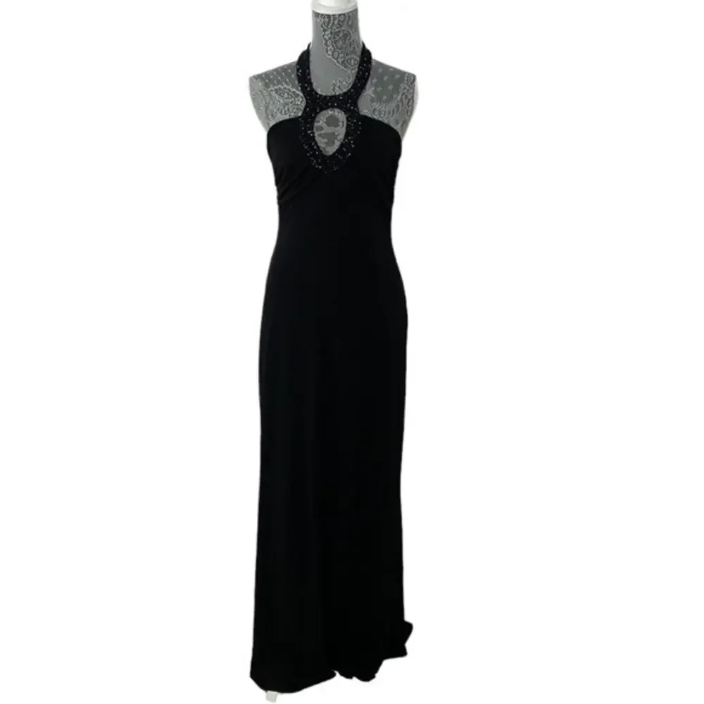 laundry by shelli segal long black dress Laundry by Shelli Segal Women's Sleeveless Cowl Neck Midi Dress, Black at Amazon Women's Clothing store